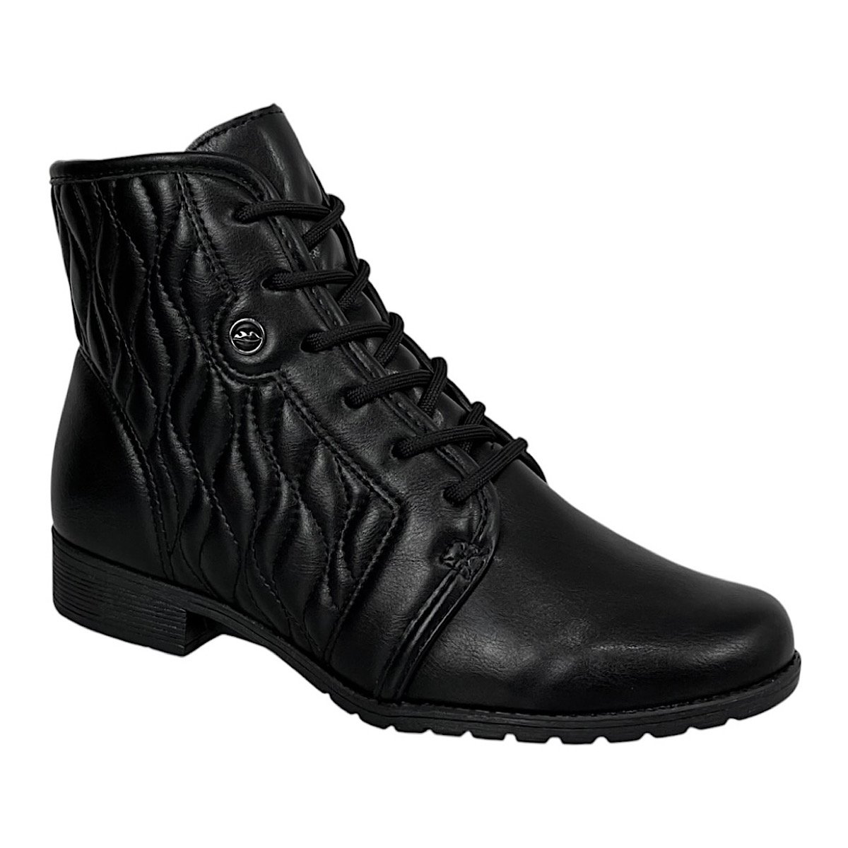 Bota Dakota Coturno Salto Baixo D2181 Preta