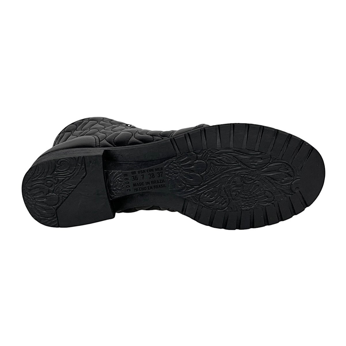 Bota Dakota Coturno Salto Baixo D2181 Preta Preto 6