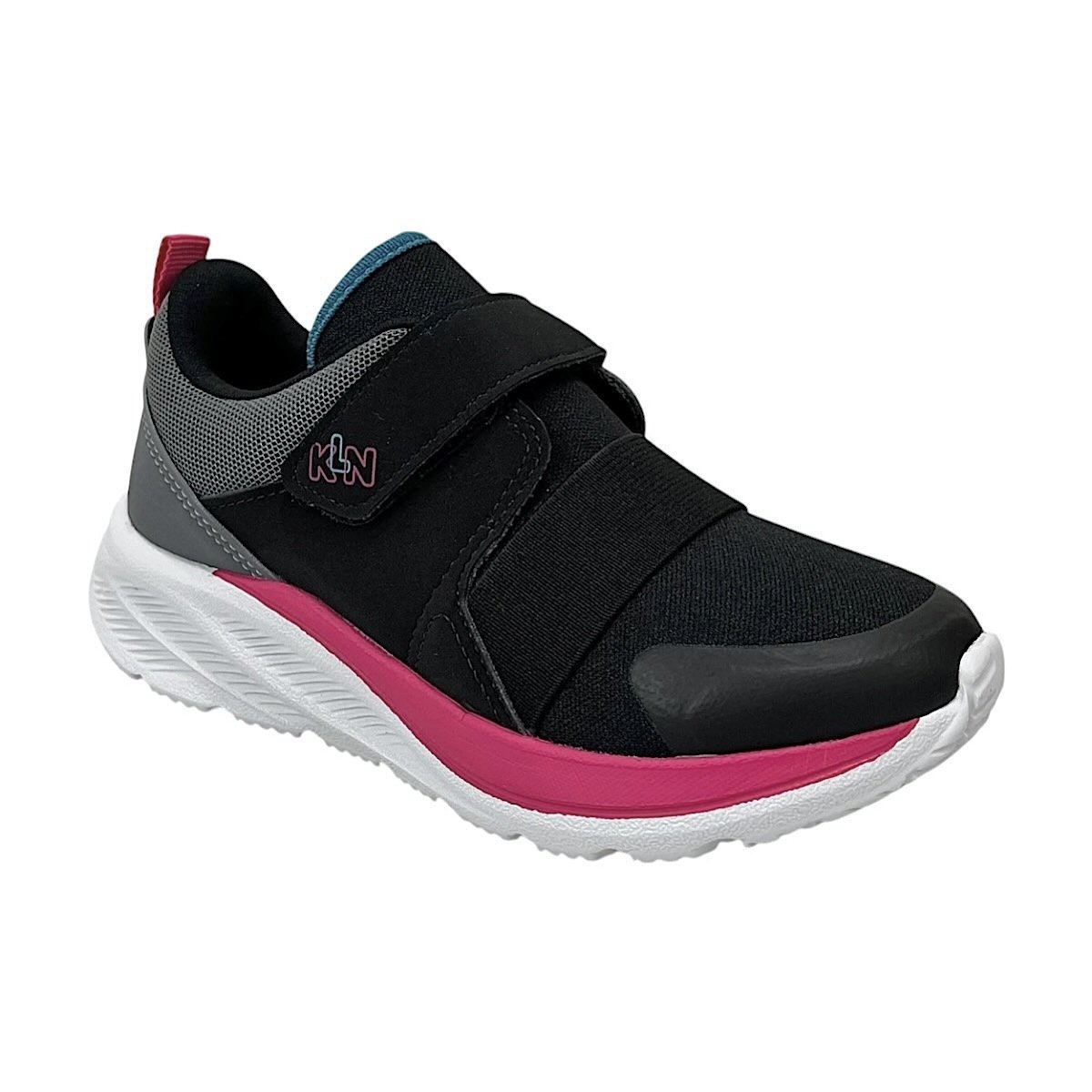 Tênis Klin Flow Infantil 387005 Preto/Pink Preto/Rosa 1
