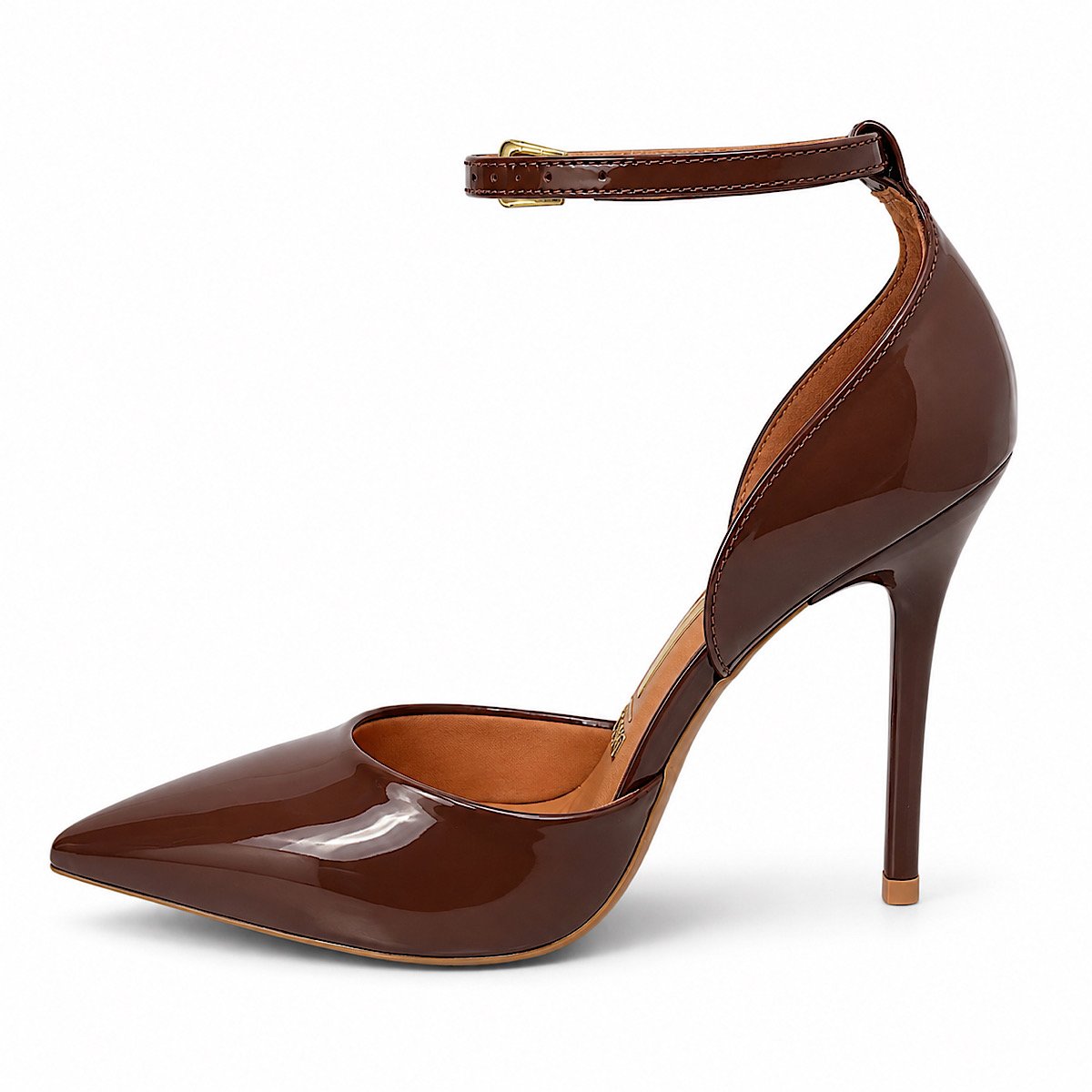 Sapato Scarpin Vizzano Verniz Salto Alto 1421.116 Marrom Marrom 2