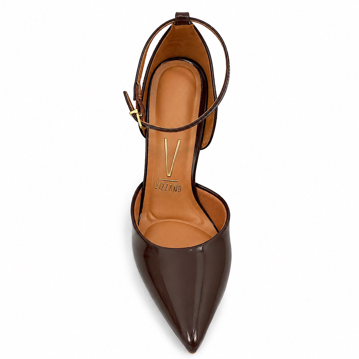 Sapato Scarpin Vizzano Verniz Salto Alto 1421.116 Marrom Marrom 3