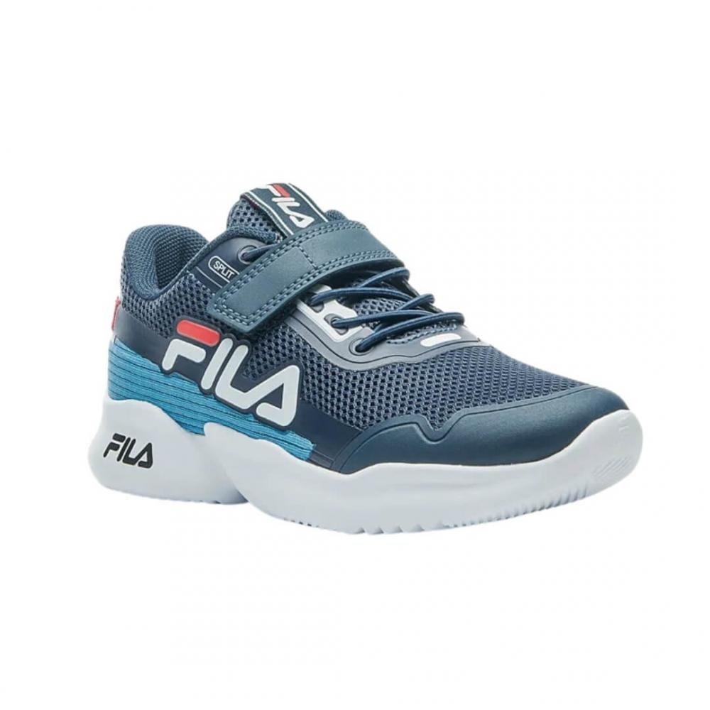 Tênis Infantil Menino Fila 1230014 Split Vlc Azul 4