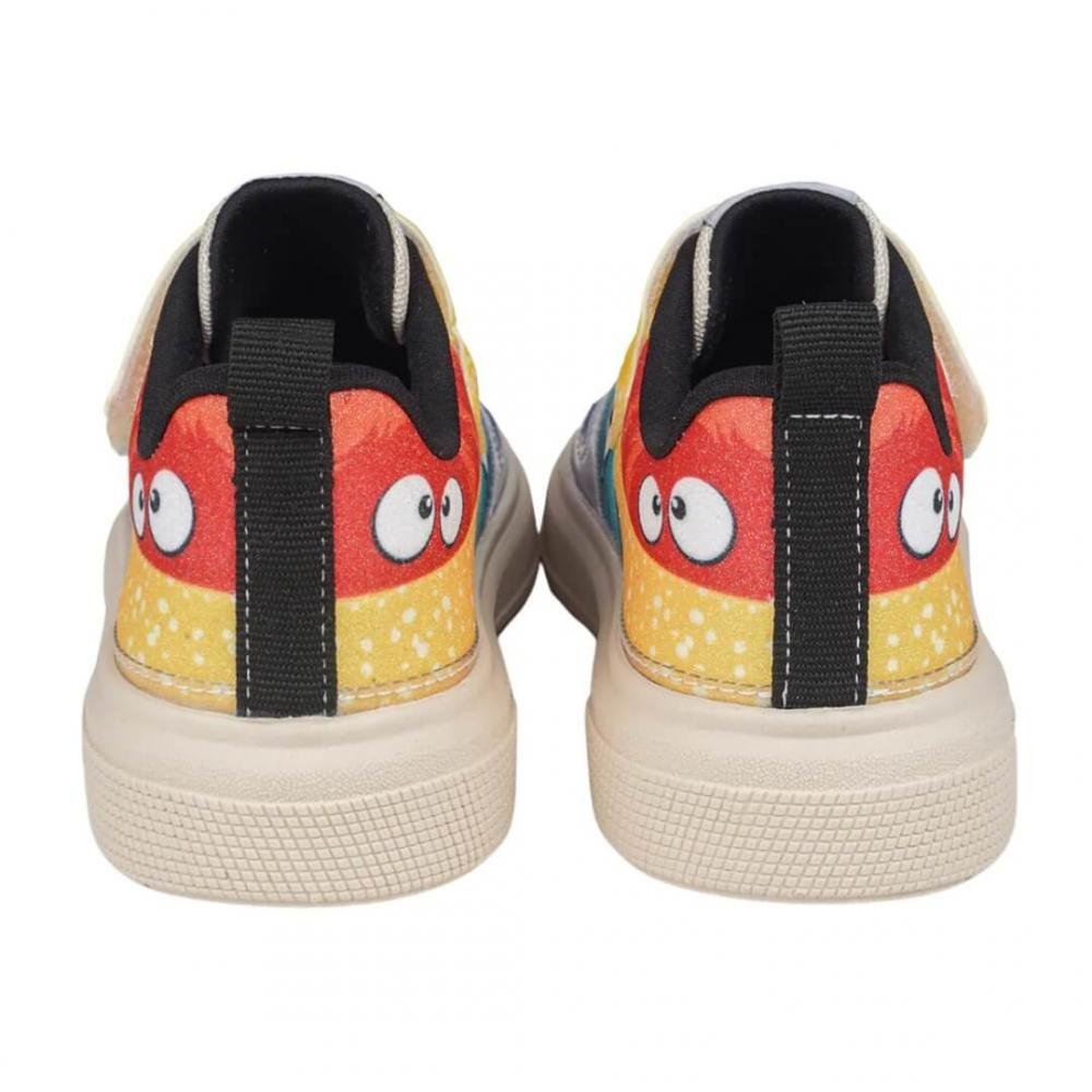 Tênis Infantil Menina Pampili 736.036 Xp 24 Chocomonstros Cacau Show Glitter Azul 3