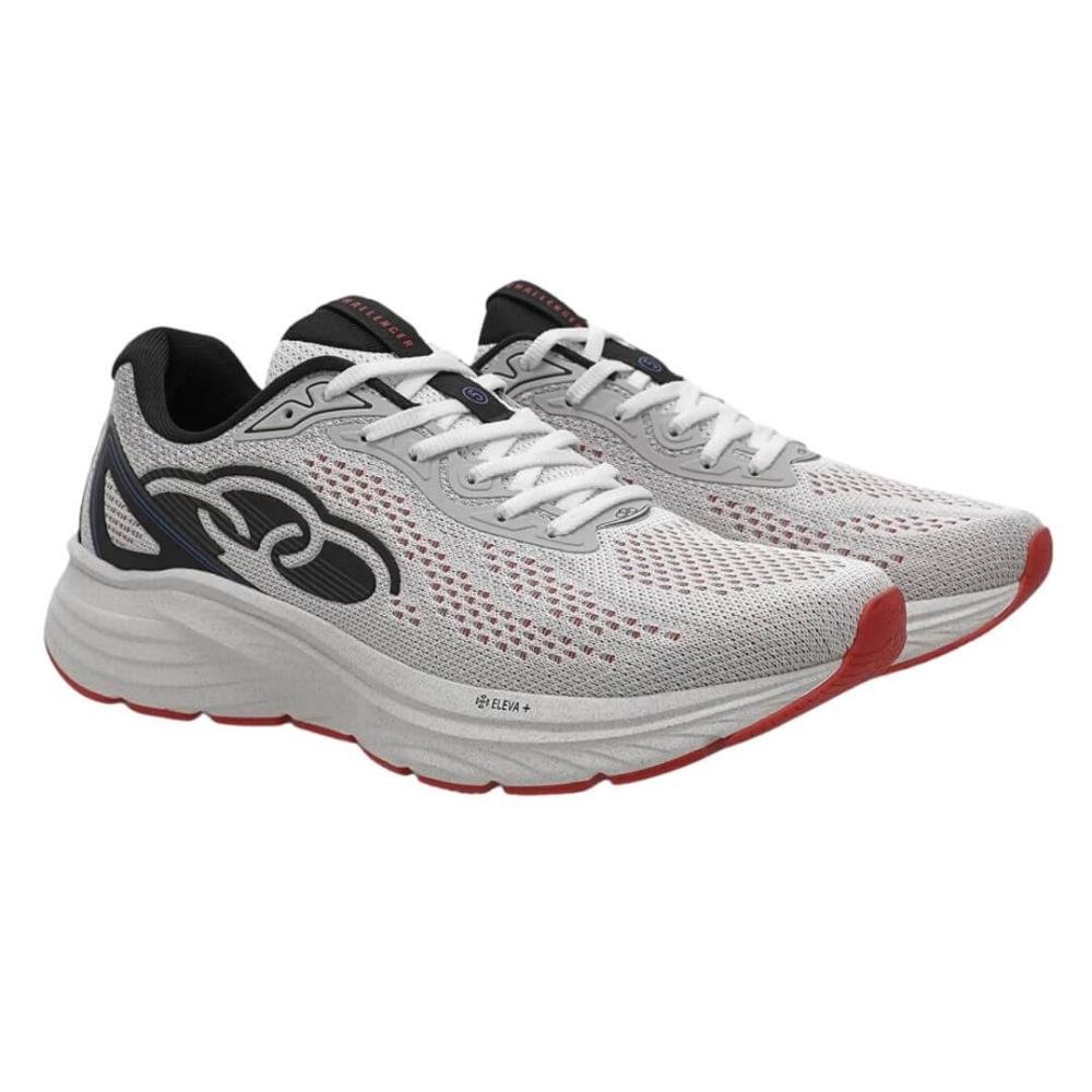 Tênis Masculino Olympikus 43271285 Challenger 5 Running Branco/Vermelho 2