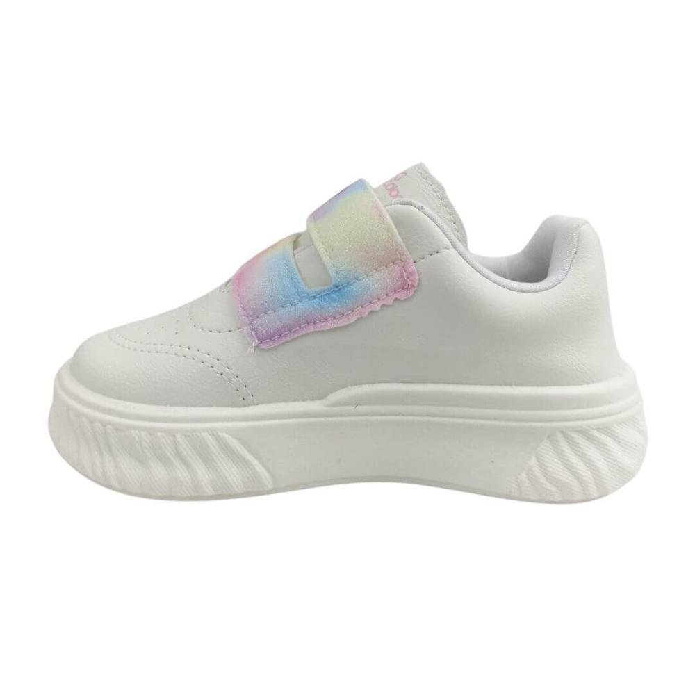 Tênis Infantil Menina Worldcolors 365.008 Mini Fun Branco 2