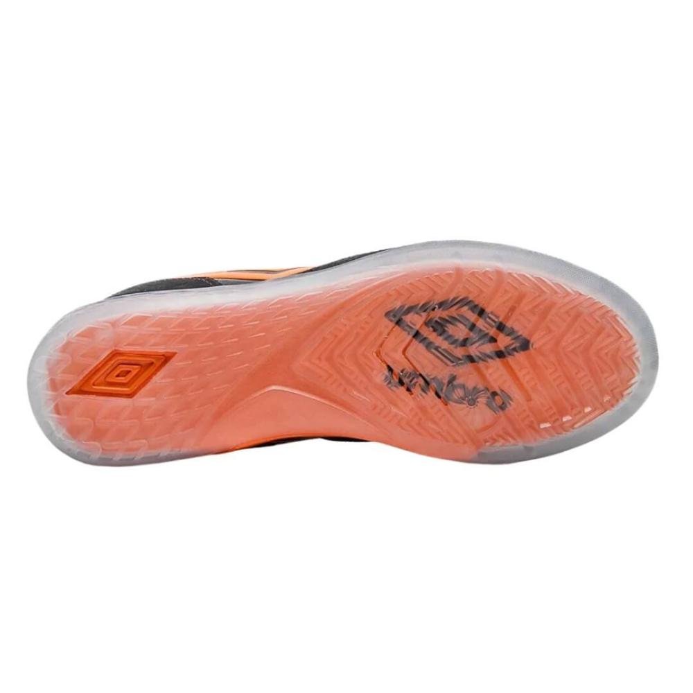 Chuteira Masculina Futsal Umbro 1259543 Pró Challenge Preto/Laranja 6