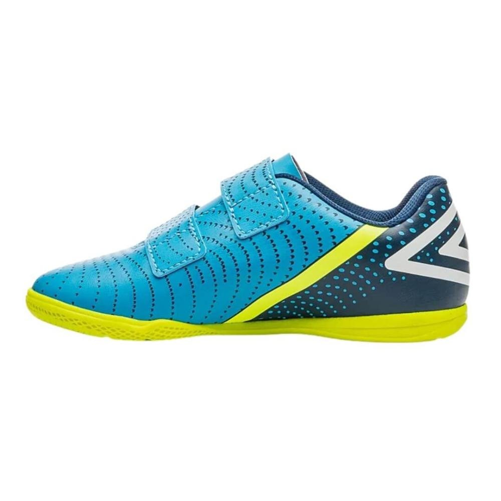 Chuteira Infantil Menino Futsal Umbro 1251527 Flip Kids Azul 2