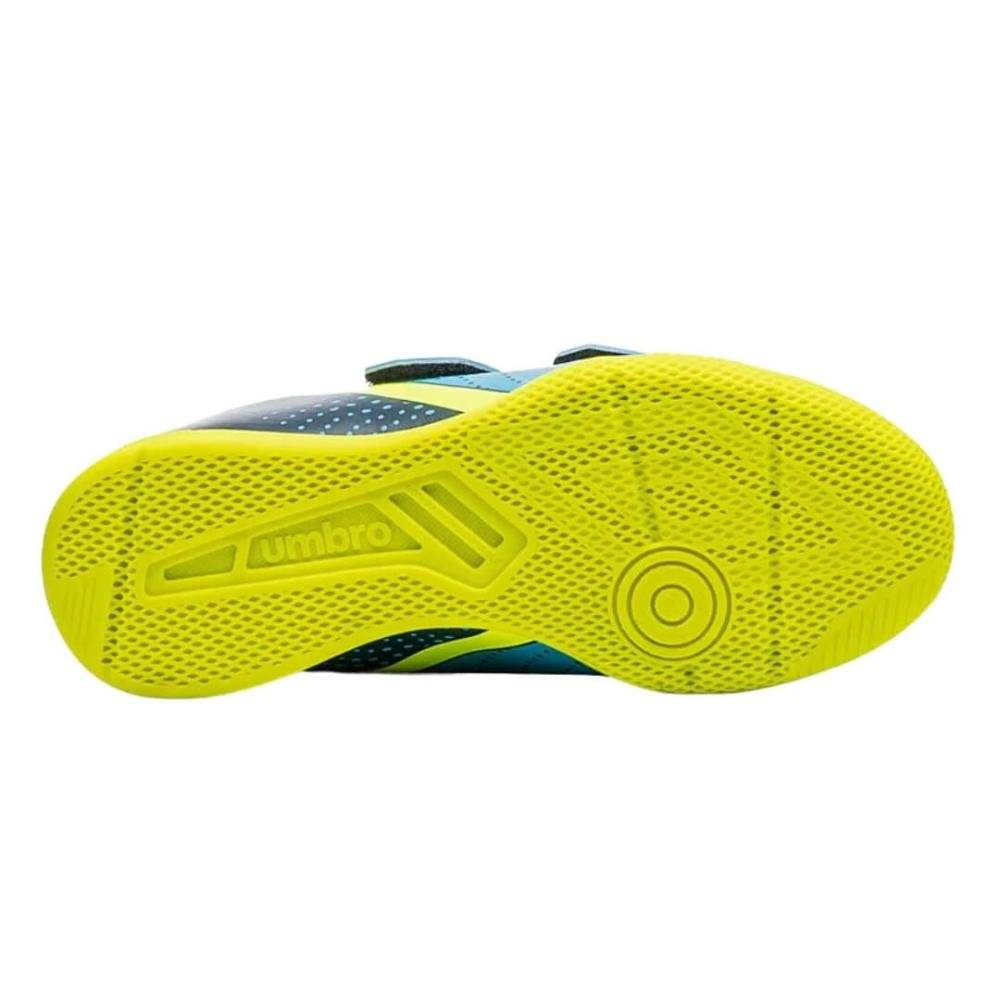 Chuteira Infantil Menino Futsal Umbro 1251527 Flip Kids Azul 4