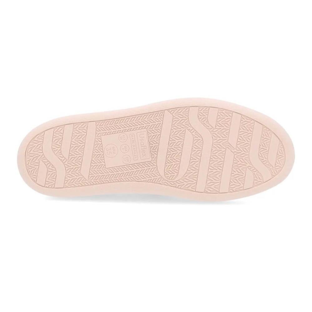 Tênis Feminino Usaflex Aj0207005 Slip On Dourado 4