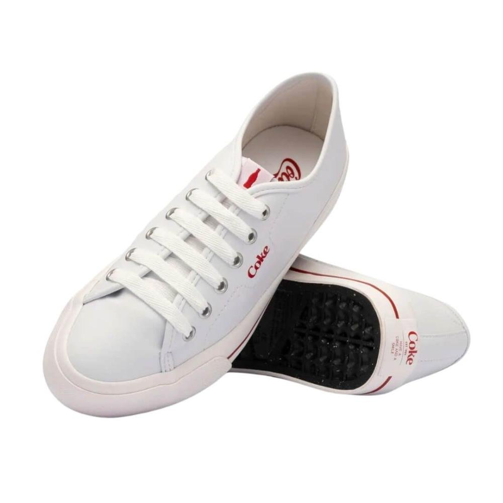 Tênis Feminino Coca-Cola Cc2453 Chandler Town Branco Branco 3