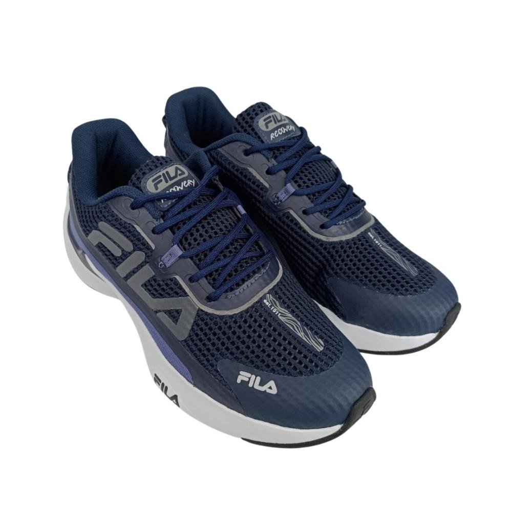 Tênis Feminino Fila 1224536 Recovery Running Azul 3