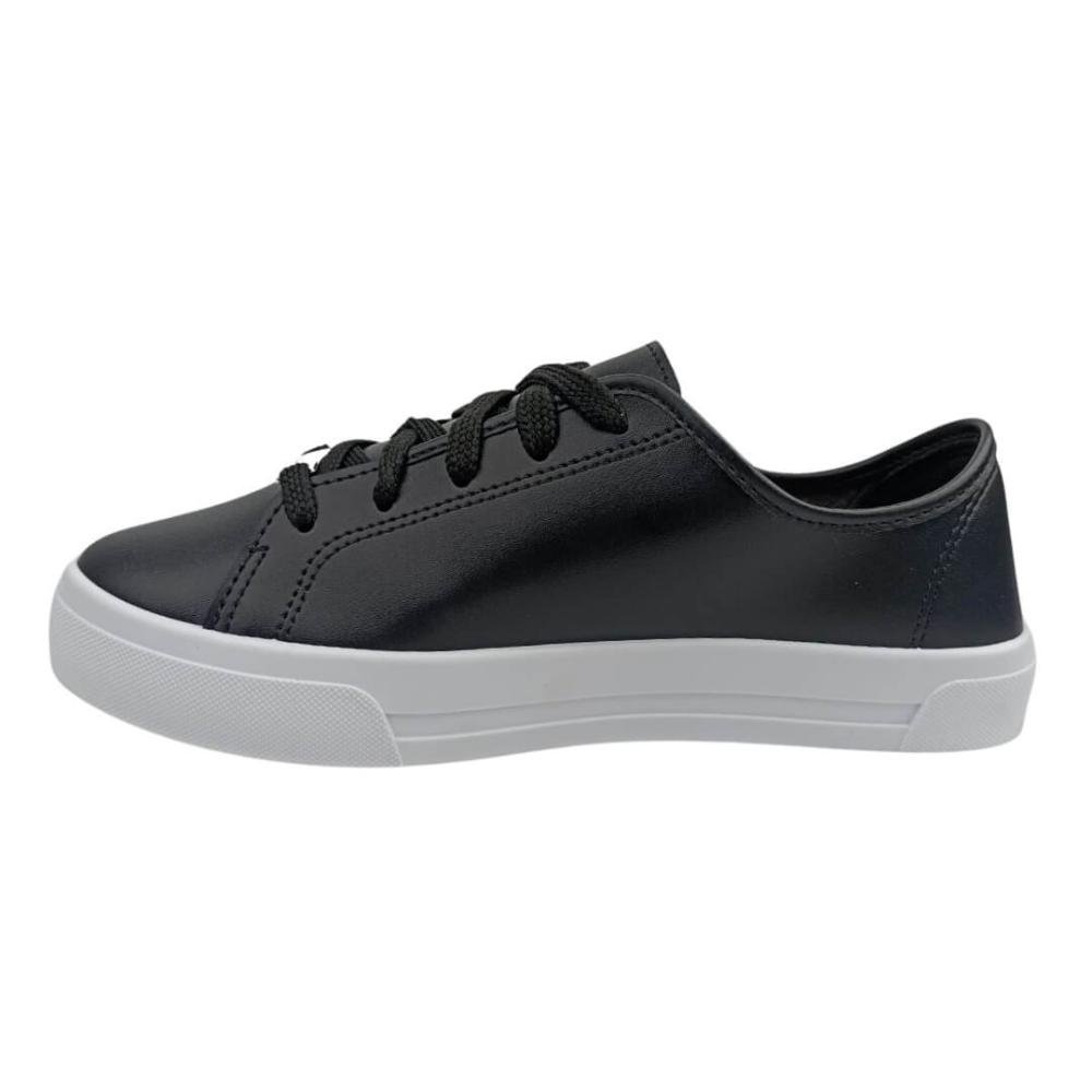 Tênis Feminino Moleca 5667343 Preto Brilho  Preto 2