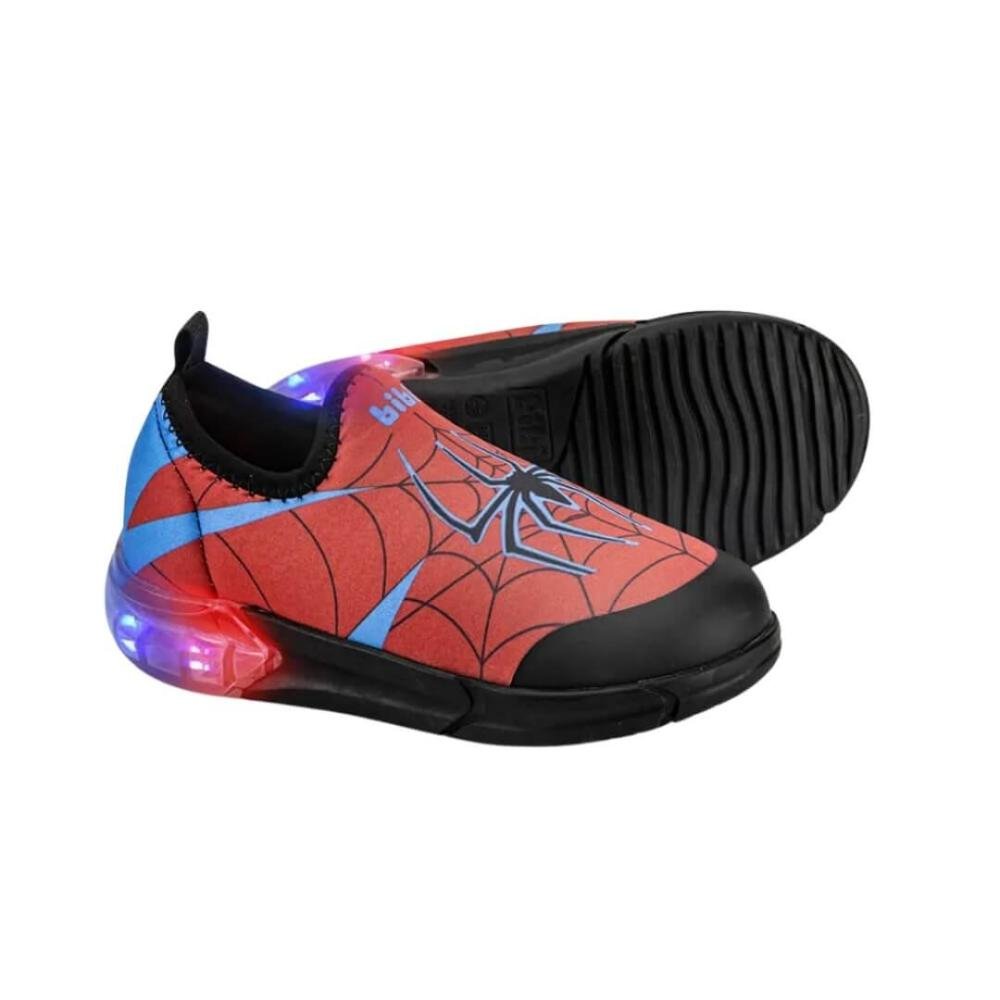 Tênis Infantil Menino Bibi 1228065 Space Preto/Vermelho 3