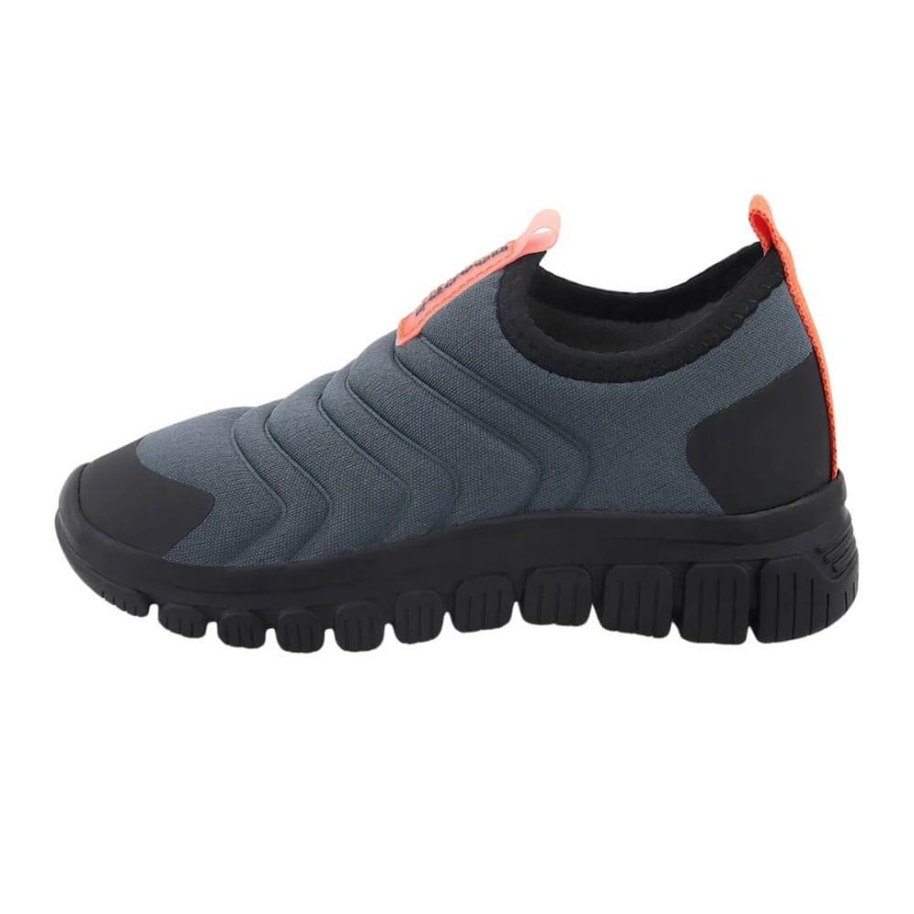 Tênis Infantil Menino Novopé 99001125 Preto/ Cinza Cinza/Preto 2