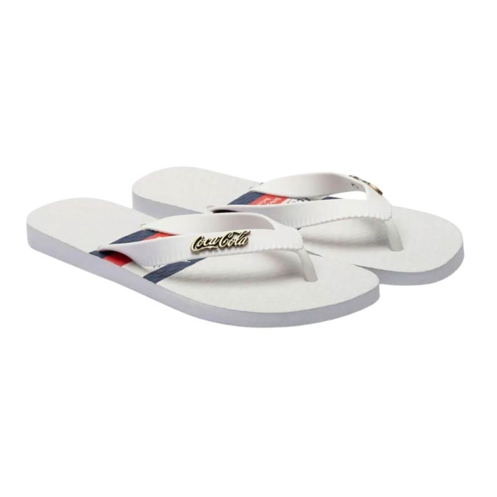 Sandália Masculina Coca-Cola Cc4404 Branco Branco 2