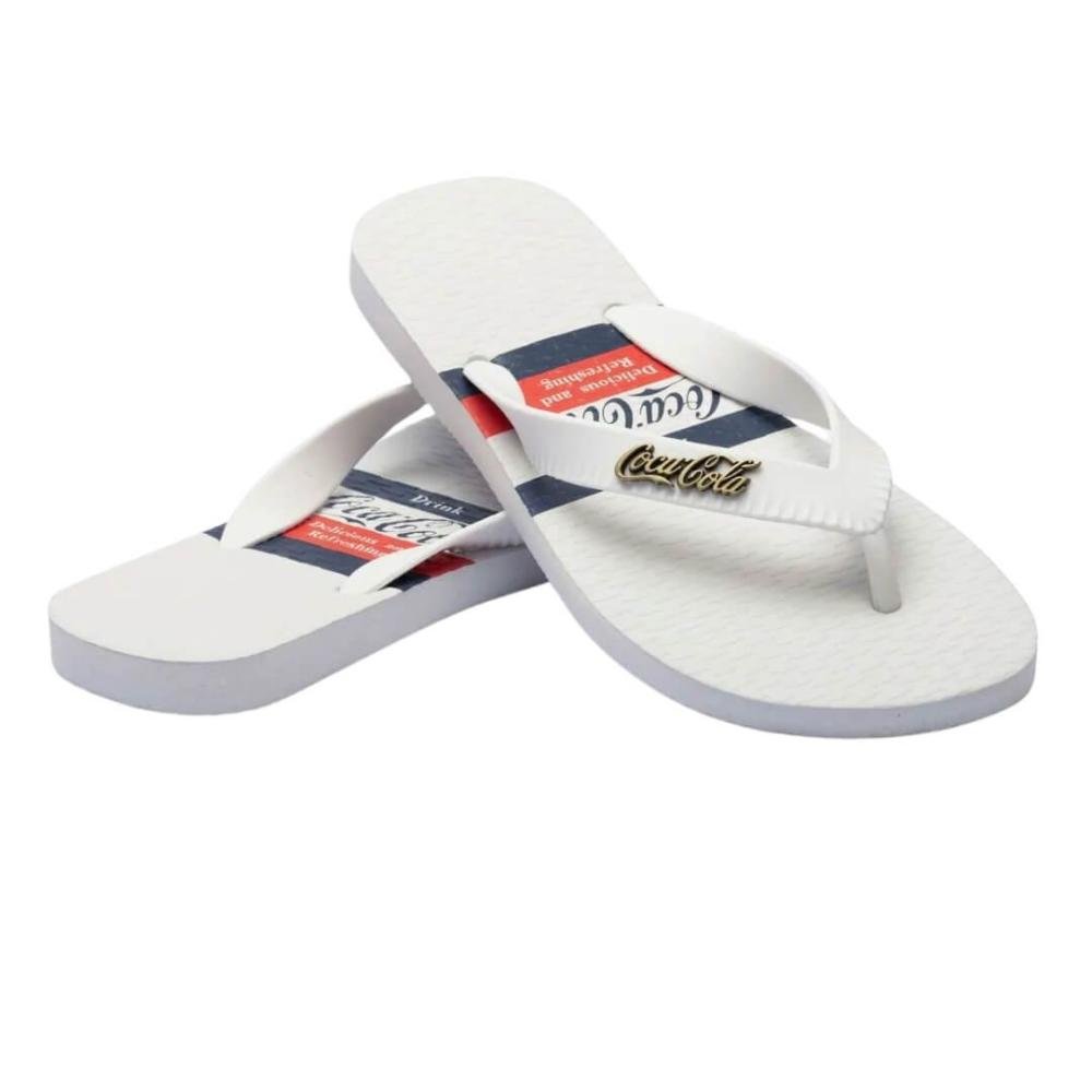 Sandália Masculina Coca-Cola Cc4404 Branco Branco 3