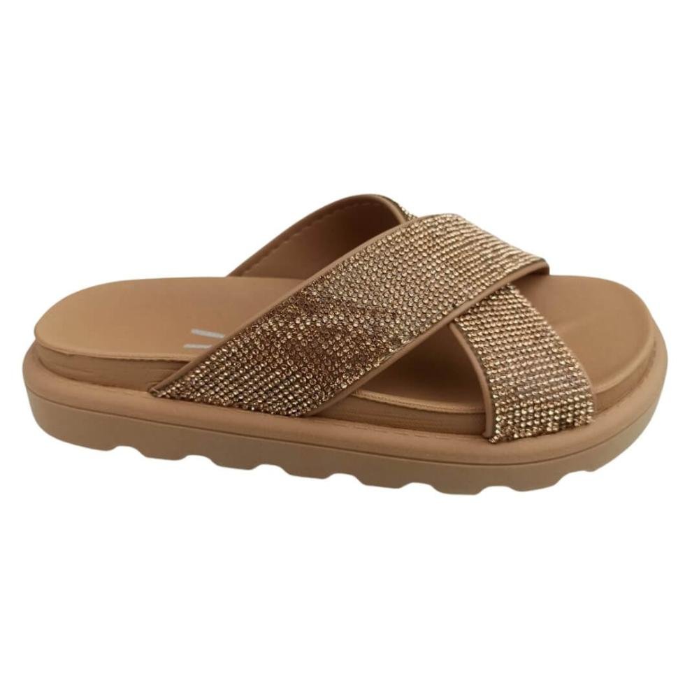 Chinelo Feminino Vizzano 6459.122 Nude/Bege Marrom 1