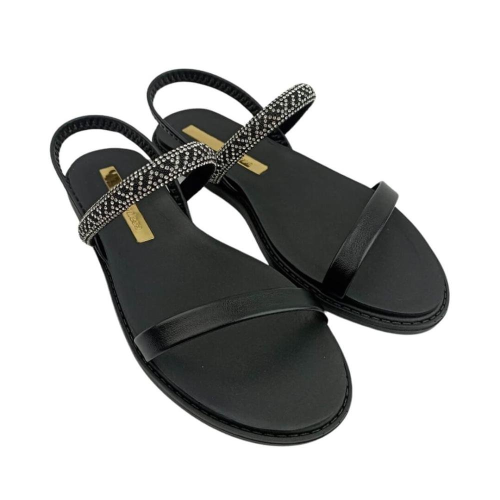 Sandália Feminina Moleca 5443.231 Preto Preto 2
