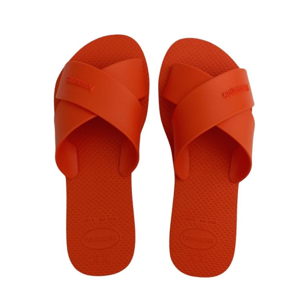 Rasteirinha Feminina Havaianas Aqua Laranja Laranja 1
