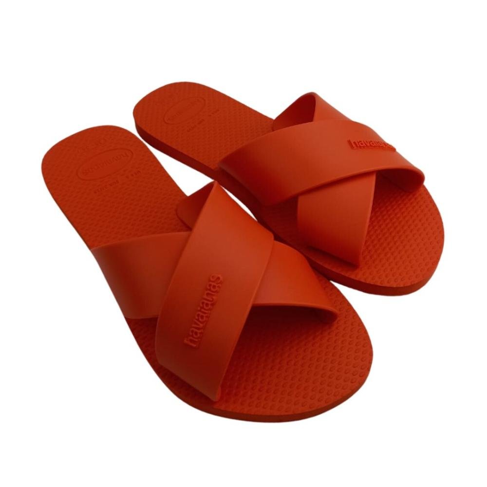 Rasteirinha Feminina Havaianas Aqua Laranja Laranja 2
