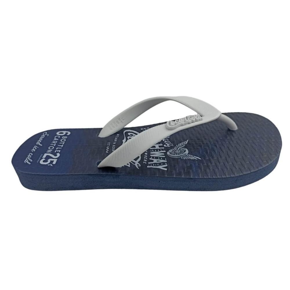 Sandália Masculina Coca-Cola Cc4356 Paper Azul 3