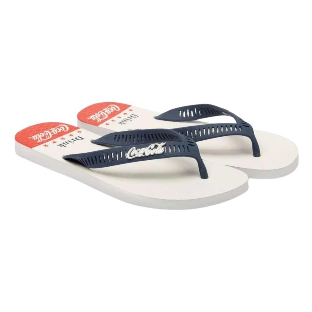 Sandália Masculina Coca-Cola Cc4435 Gove 2 Branco 3