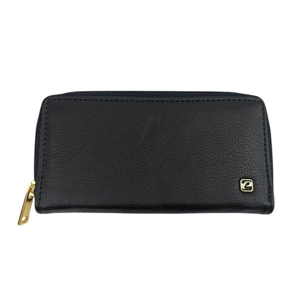 Carteira Feminina Pegada Ca001301-01 Burnished Preto 1