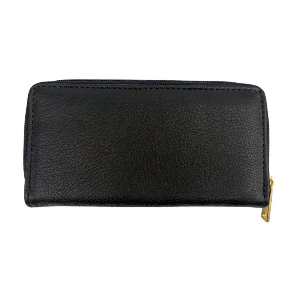 Carteira Feminina Pegada Ca001301-01 Burnished Preto 2