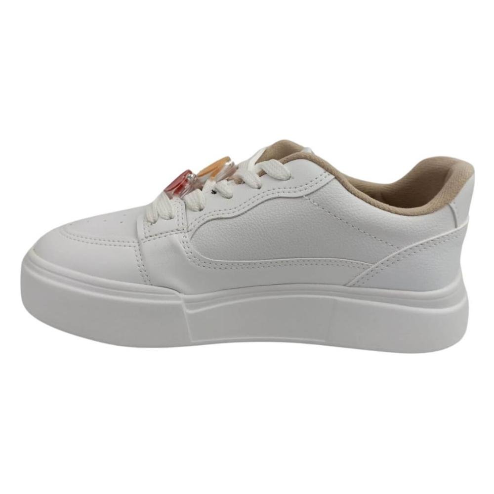 Tênis Feminino Moleca 5808.103 Branco Branco 2