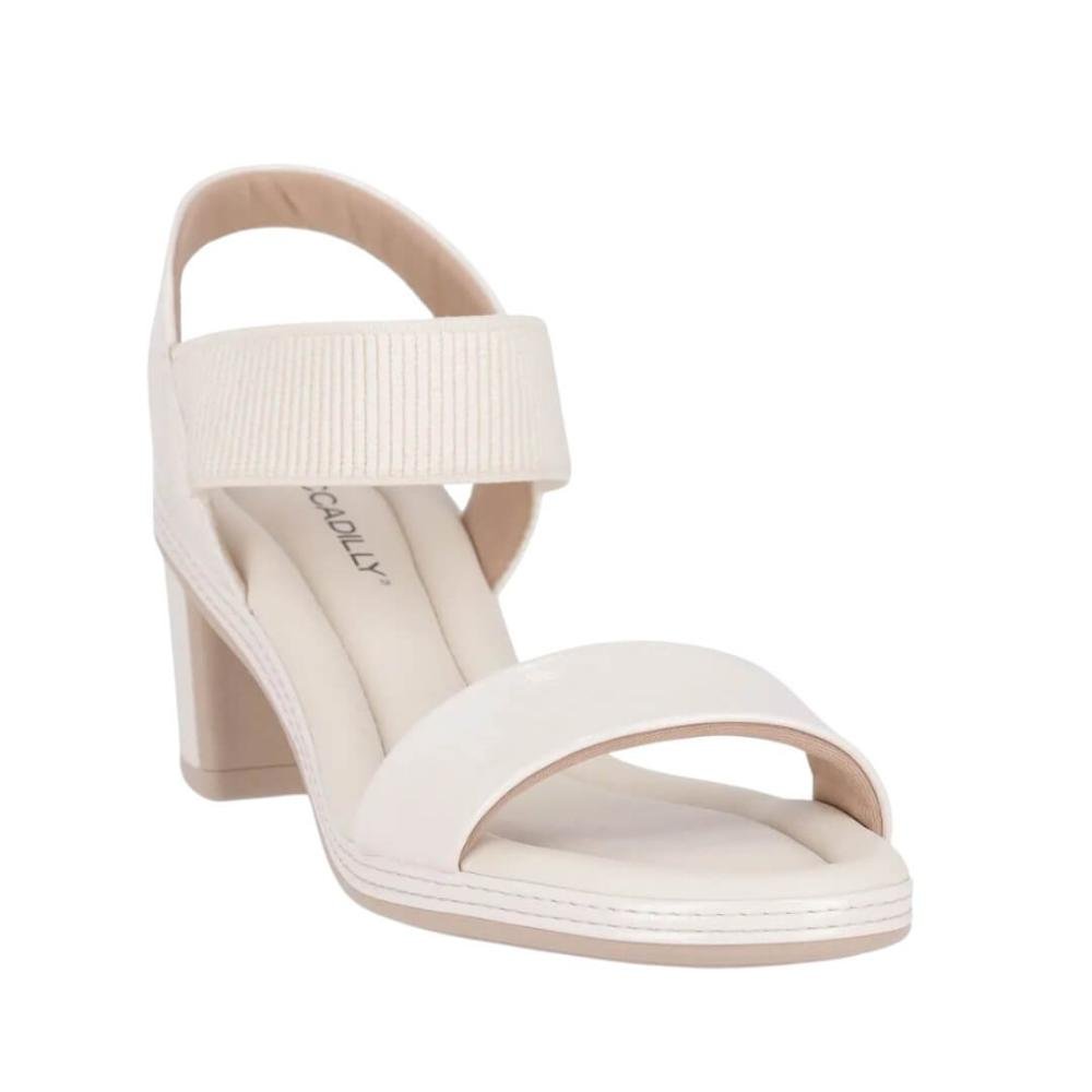 Sandália Feminina Piccadilly 566056-14 Paola Amêndoa Off White 3