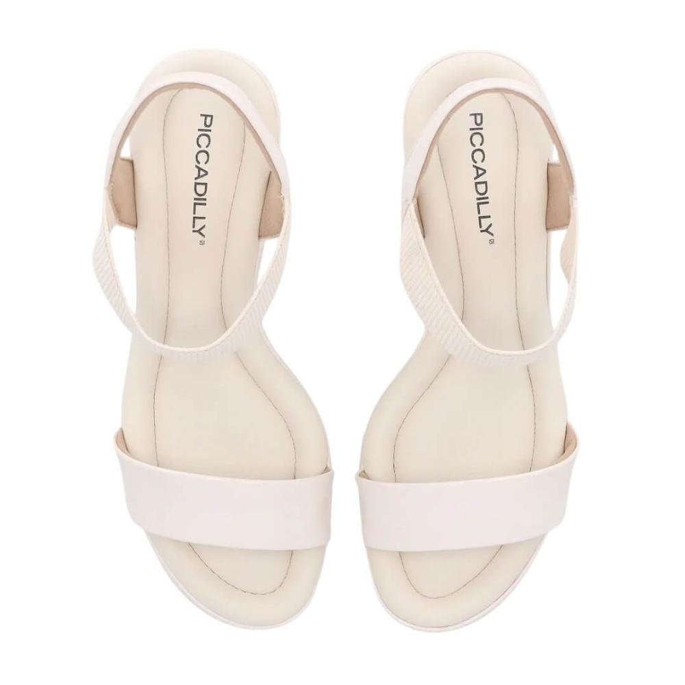 Sandália Feminina Piccadilly 566056-14 Paola Amêndoa Off White 4
