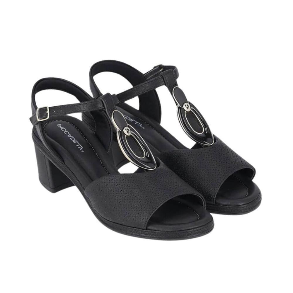 Sandália Feminina Piccadilly 566060-5 Paola Joanete  Preto 2
