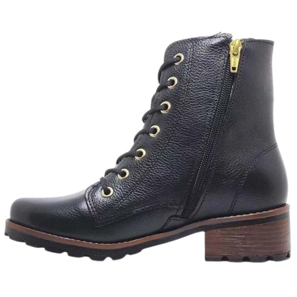 Bota Feminina Pegada 281415-03 Burnished Preto 3