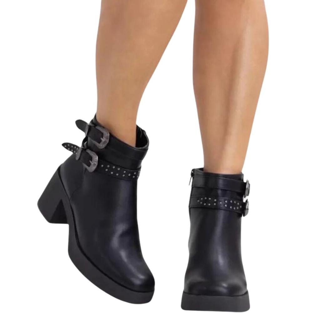 Bota Feminina Sua Cia 8310.15303 Country Preto 5