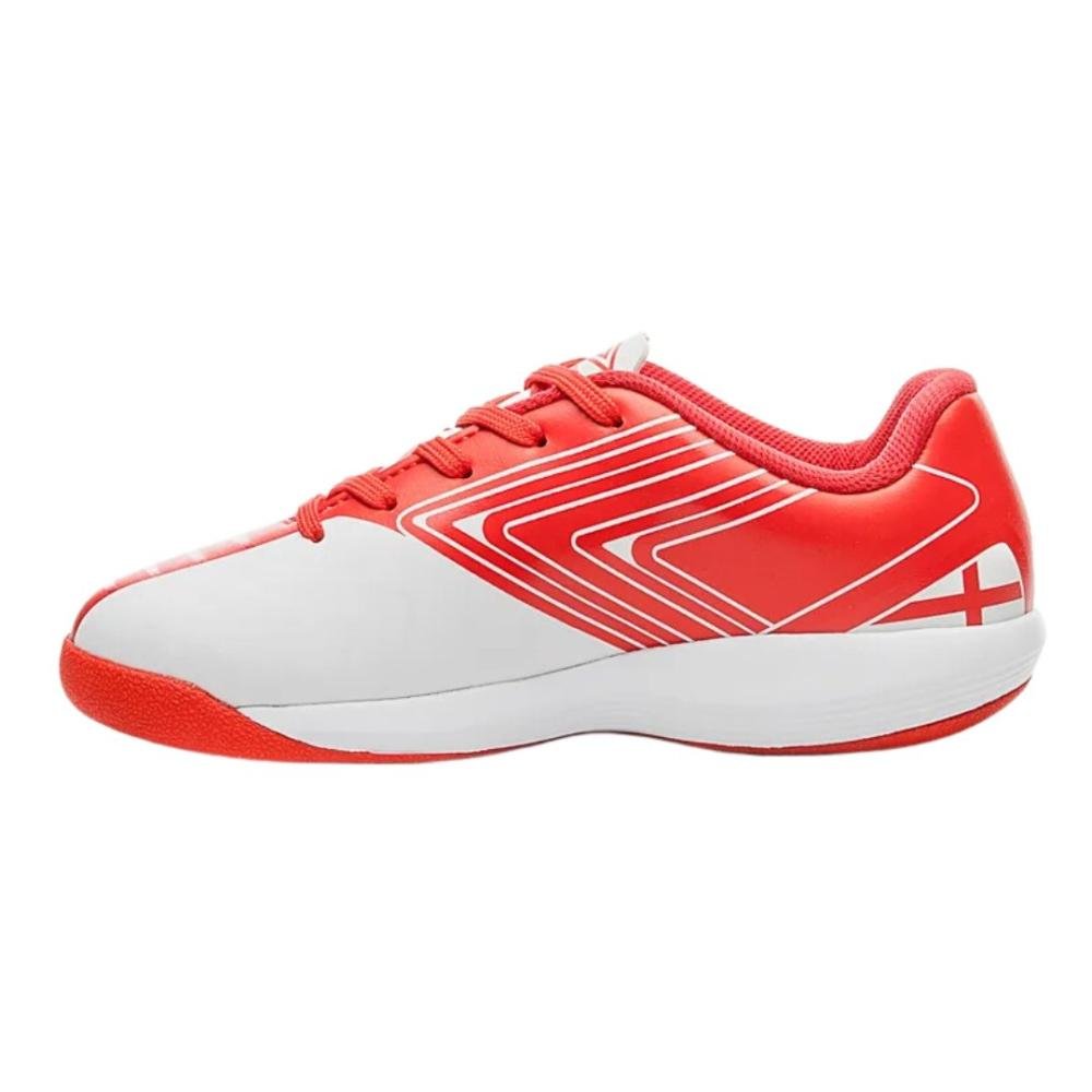 Chuteira Infantil Menino Futsal Umbro 1259542 Pro 5 Jr England Vermelho 2