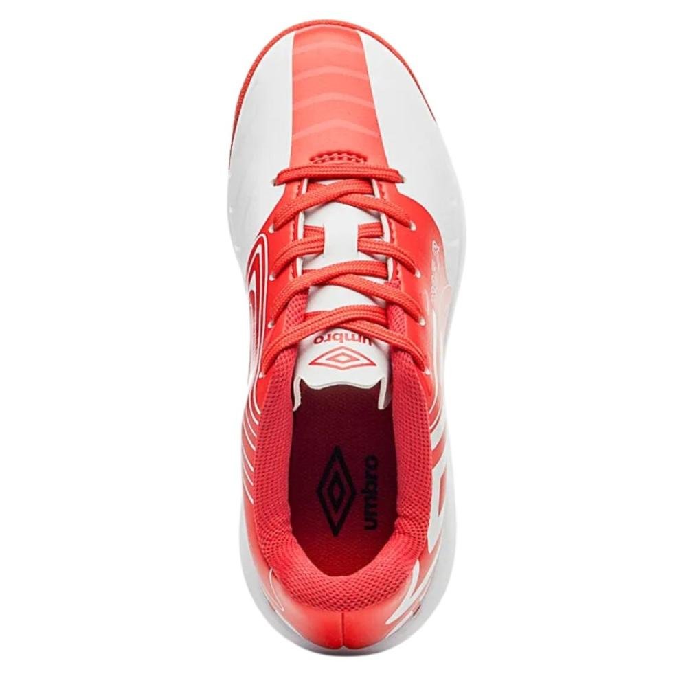 Chuteira Infantil Menino Futsal Umbro 1259542 Pro 5 Jr England Vermelho 3