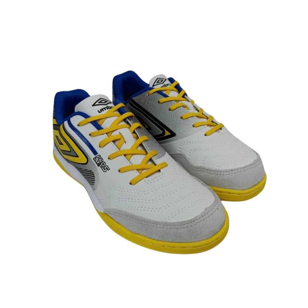 Chuteira Masculina Futsal Umbro 1214800 Pro 5 Bump Club Branco 3