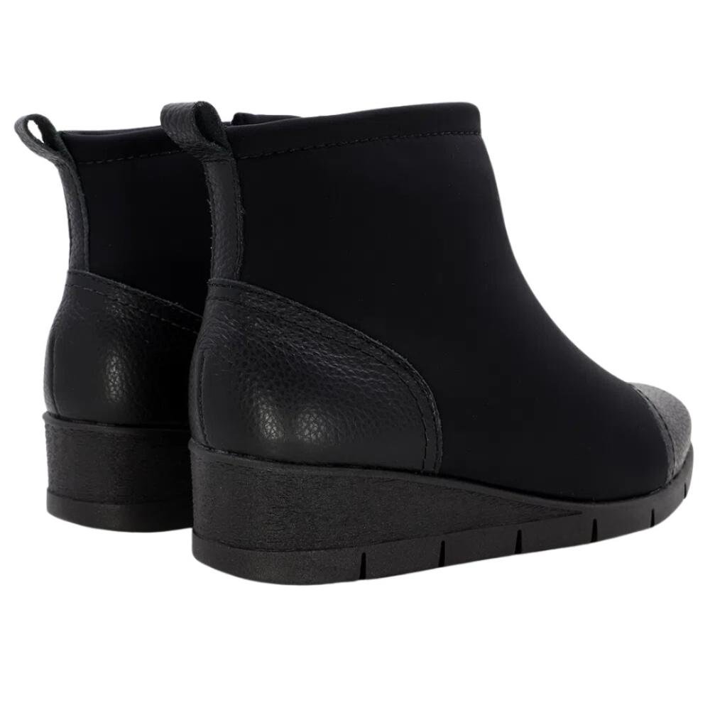 Bota Feminina Usaflex Ad0521001 Plataforma Preto 3