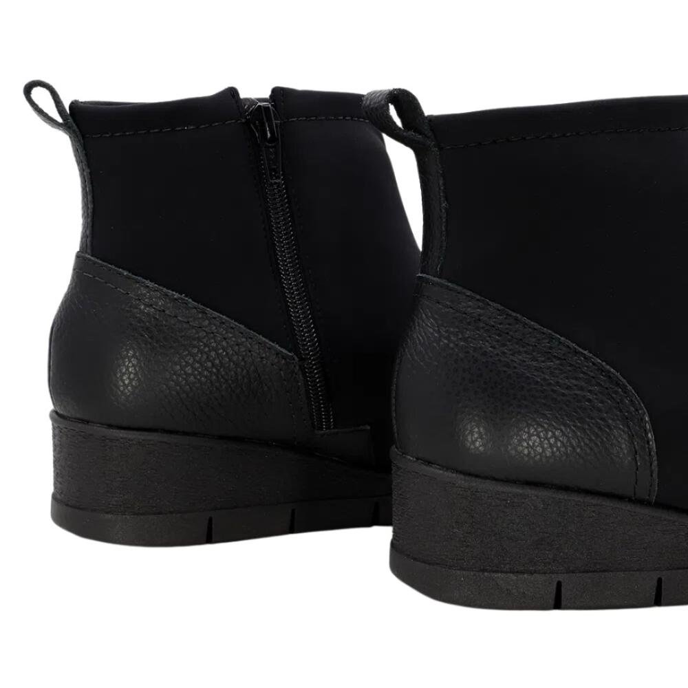 Bota Feminina Usaflex Ad0521001 Plataforma Preto 4