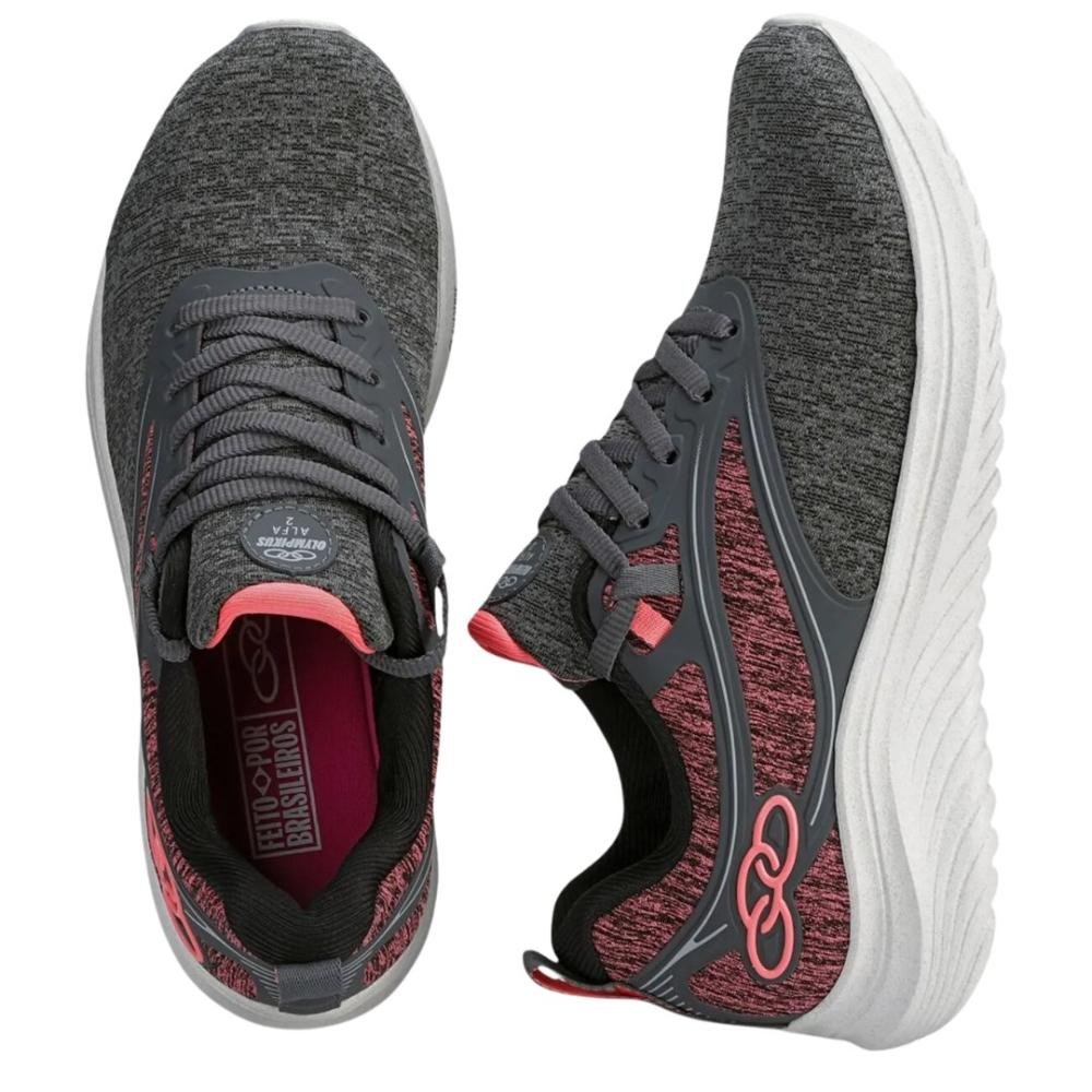Tênis Feminino Olympikus 43767256 Alfa 2 Cinza 3