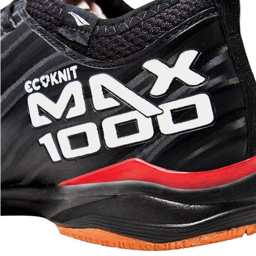 Chuteira Masculina Futsal Penalty Max 1000 Ecoknit 124223985 Preto 8