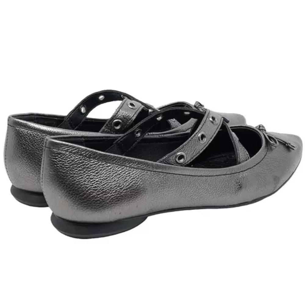 Sapatilha Feminina Mary Jane Bottero Roma 360402-1 Prata 3