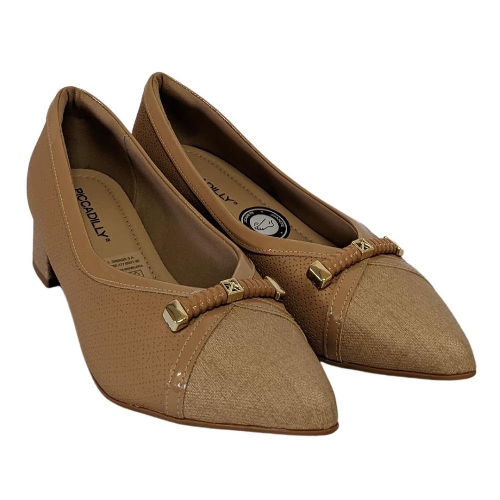 Sapato Feminino Piccadilly 739053-2 Marrom 3