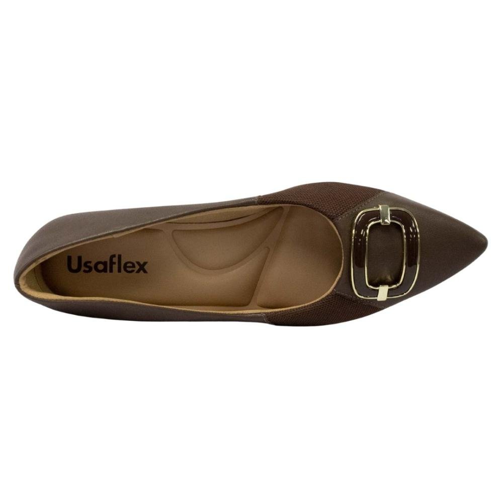 Scarpin Feminino Usaflex Mm0503005 Marrom 4