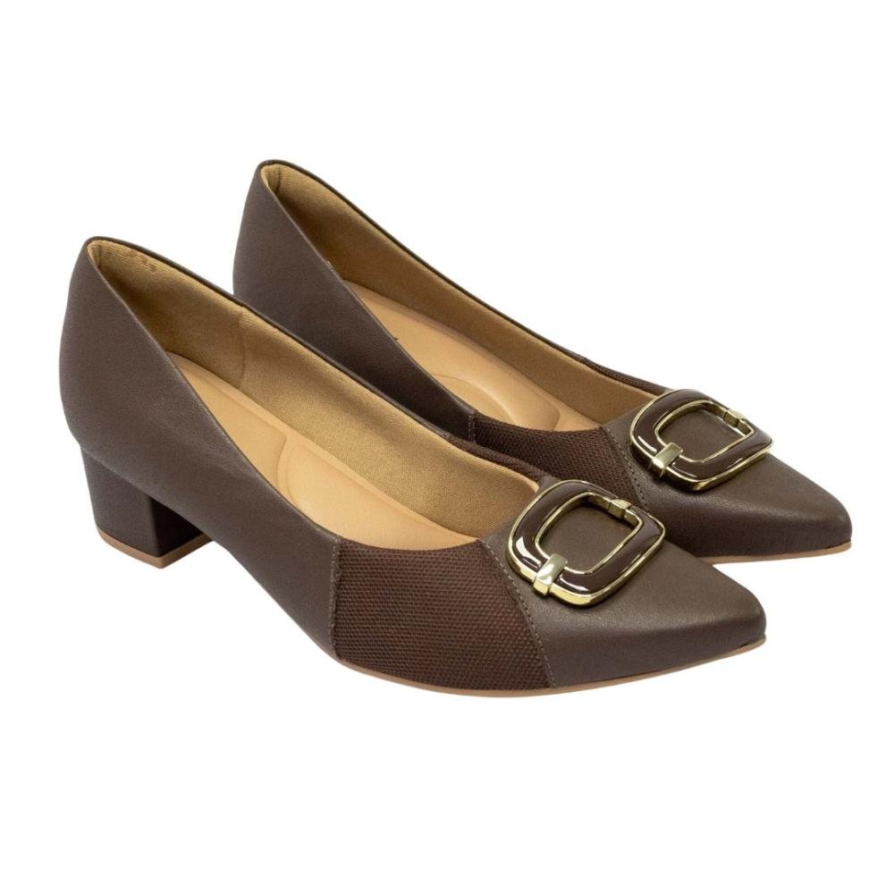 Scarpin Feminino Usaflex Mm0503005 Marrom 6
