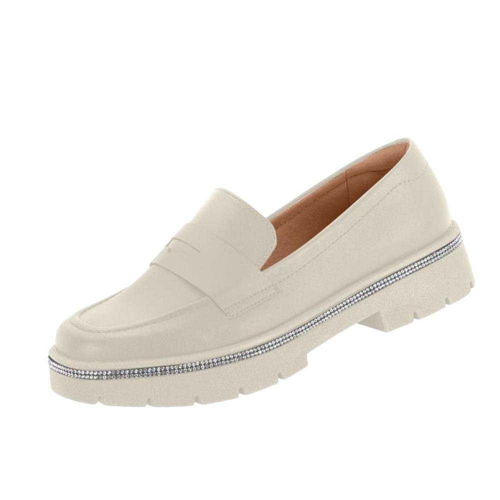 Loafer Feminino Vizzano 1422.200 off white Branco 2