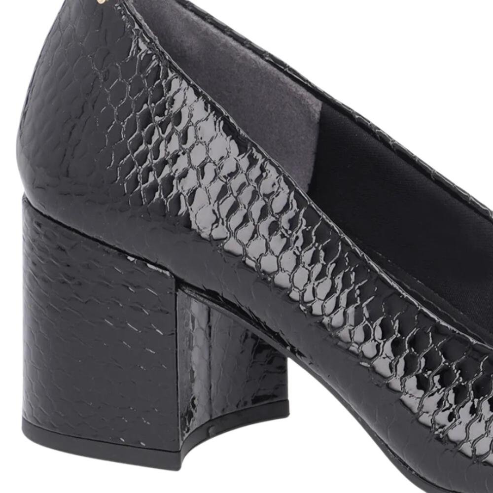 Scarpin Feminino Mary Jane Usaflex Al2702001 Preto 4