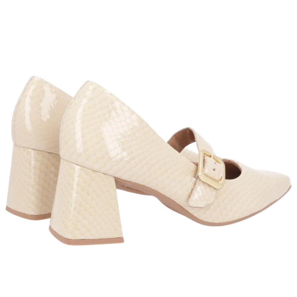 Scarpin Feminino Usaflex Al2202005 Bege 3
