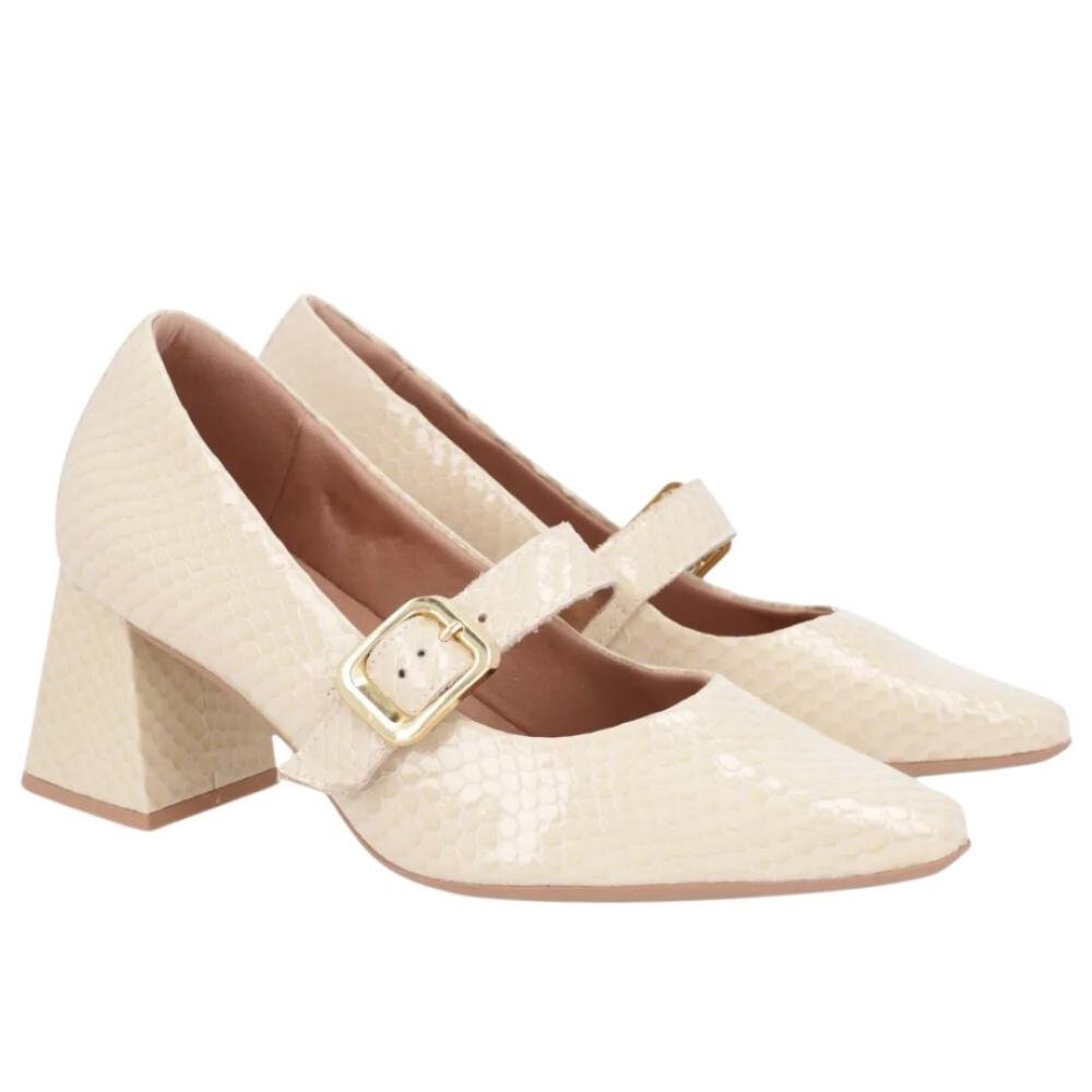 Scarpin Feminino Usaflex Al2202005 Bege 2