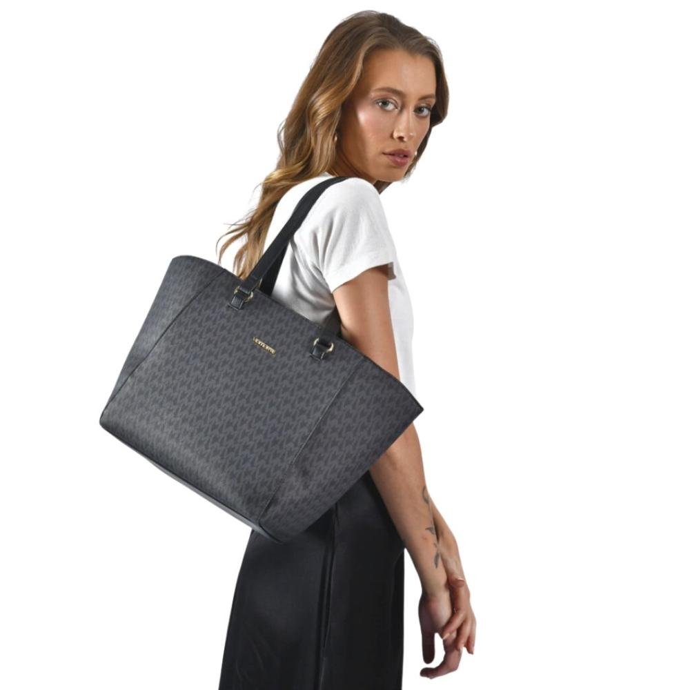Bolsa Feminina Via Marte B2-523-01 Monograma Preto 4